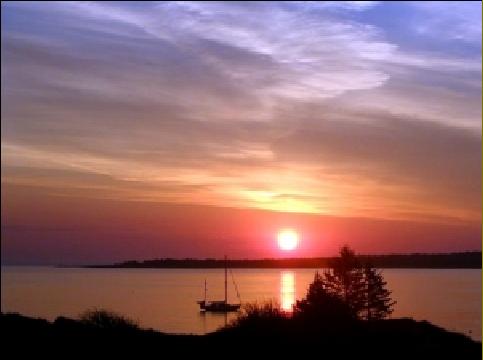 Sunset on the beach